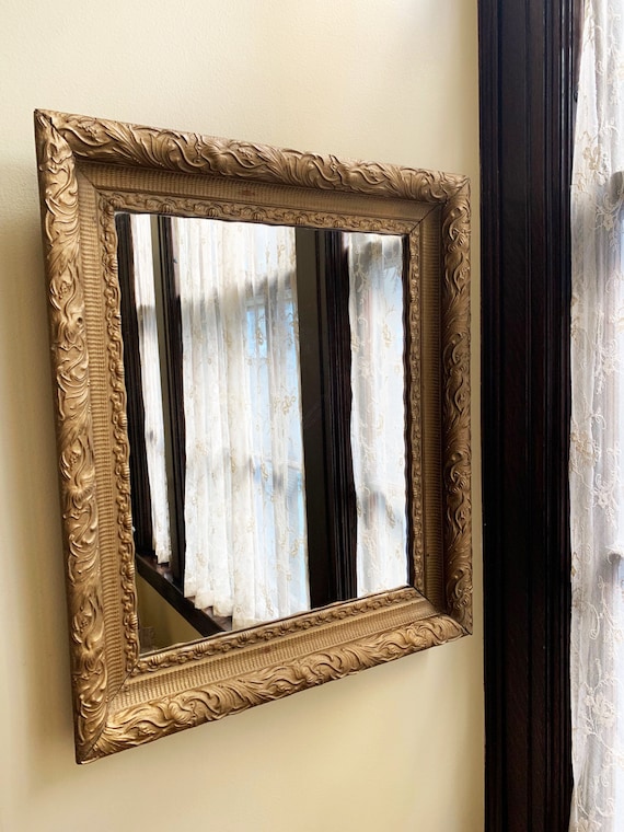 Antique wood mirrors deals