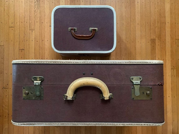 Vintage Suitcase Antique Suitcases Vintage Luggag… - image 8