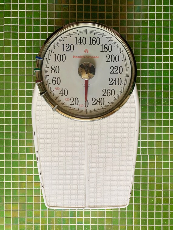 Health O Meter Compact Dial Bathroom Scale, White 