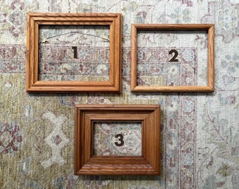 Wood Frame Wood Wall Frames for Wall Art Frame Vintage Frame 8x10 Frame Old Frames Small Frame Photo Frame 5x7 Frame Gallery Wall Frames Art