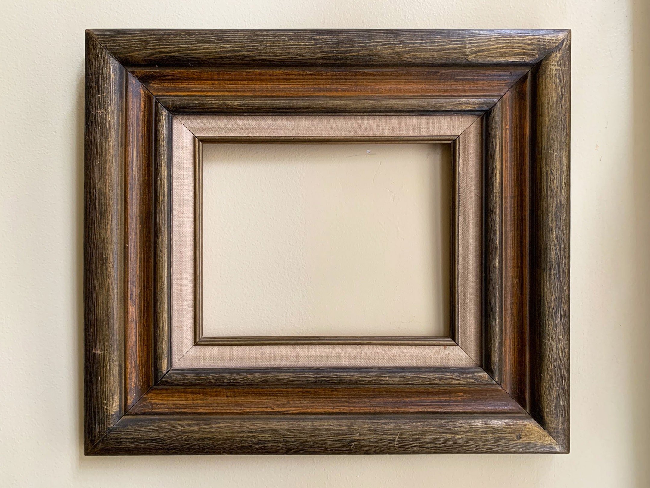 Vintage Frames Wood Frame Wall Art Frame Vintage Wood Picture Etsy
