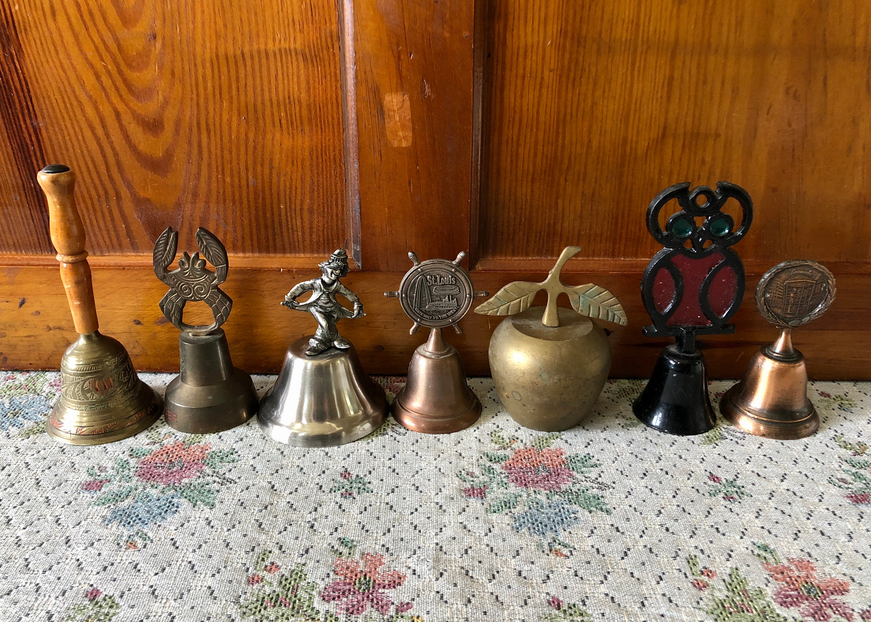 Mini Bells Gold Silver Choice Metal Miniatures Craft Supply 626 A 