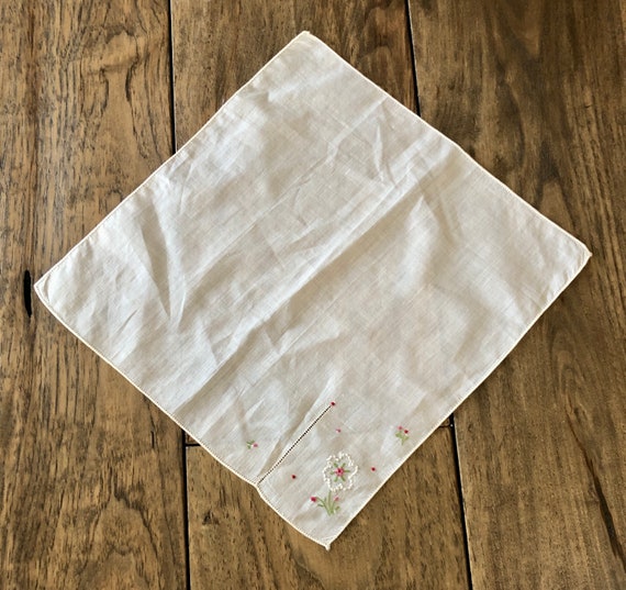Vintage Handkerchief Women Wedding Handkerchief A… - image 2