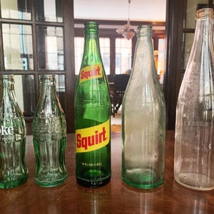 Soda Bottles Pop Bottle Old Bottles Squirt Bottle Coca Cola Bottle Vintage Bottles Vase Pluto Water Bottle Virginia Dare Wine Bottle Coke image 2