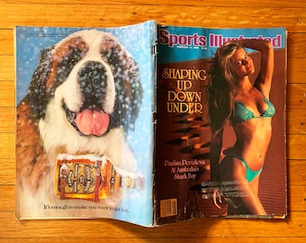 Sports Illustrated Swimsuit Magazine Vintage Magazine Sports Illustrated Cover Old Magazine Sports Illustrated SI Magazine Paulina Porizkova
