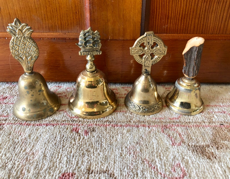 Vintage Bell Vintage Bells Antique Bell Hand Bell Collector Etsy