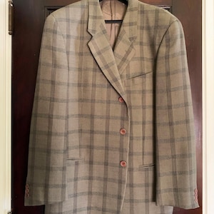 ジャケット・アウター 80s vintage GIORGIO ARMANI long coat 80s Jacket Giorgio Armani Coat Long Winter Fall Coat Blue