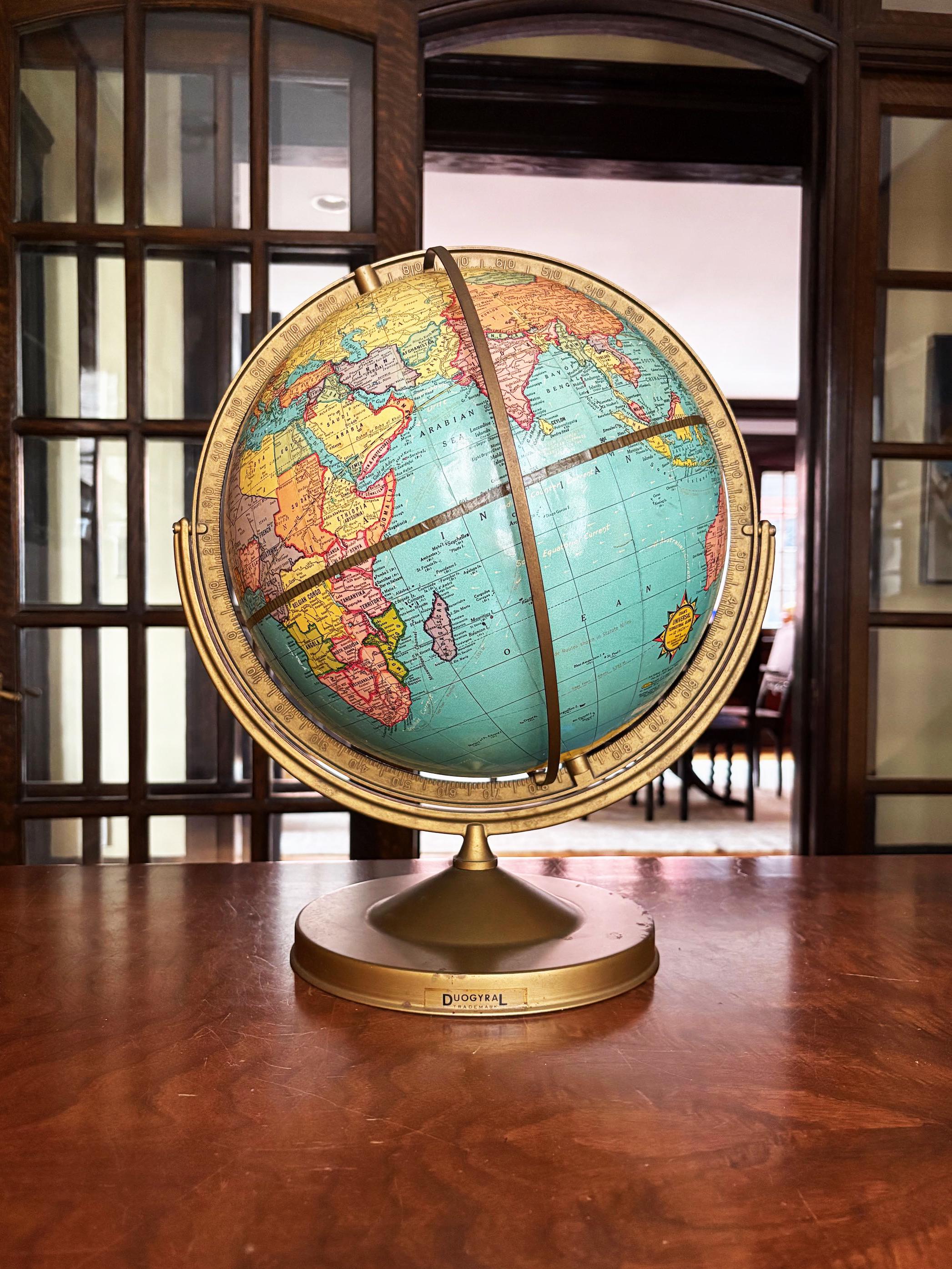 Antique Globe Crams Globe Tabletop Globe World Globe Vintage Globe