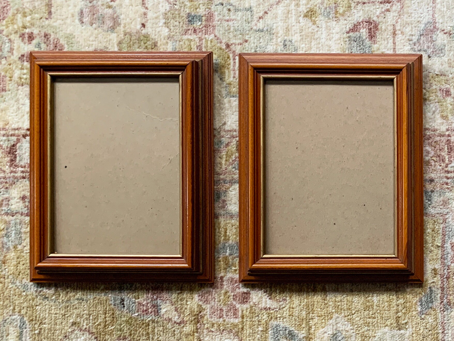 Wood Frame Wall Art Vintage Frame Wall Art Frame Wood Picture Etsy