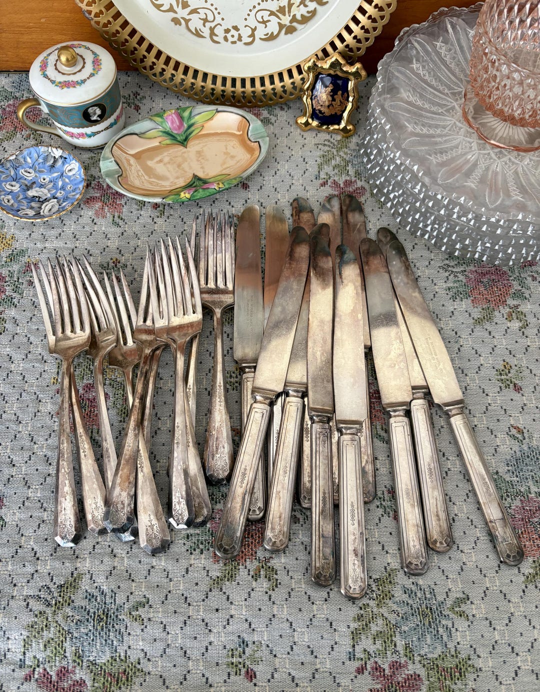 23 Silverware Antique Flatware Vintage Flatware Set Antique Silverware ...