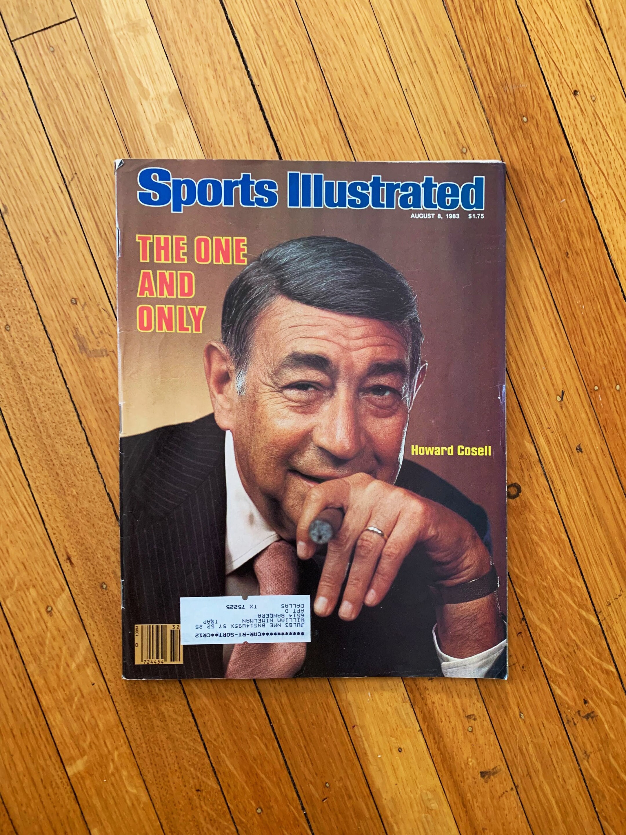 Sports Illustrated Howard Cosell SI Magazine Vintage Magazine Sports  Illustrated Cover Sports Magazine Gift for Sports Fan Gift Old Magazine -  Etsy, image size:2160x2880