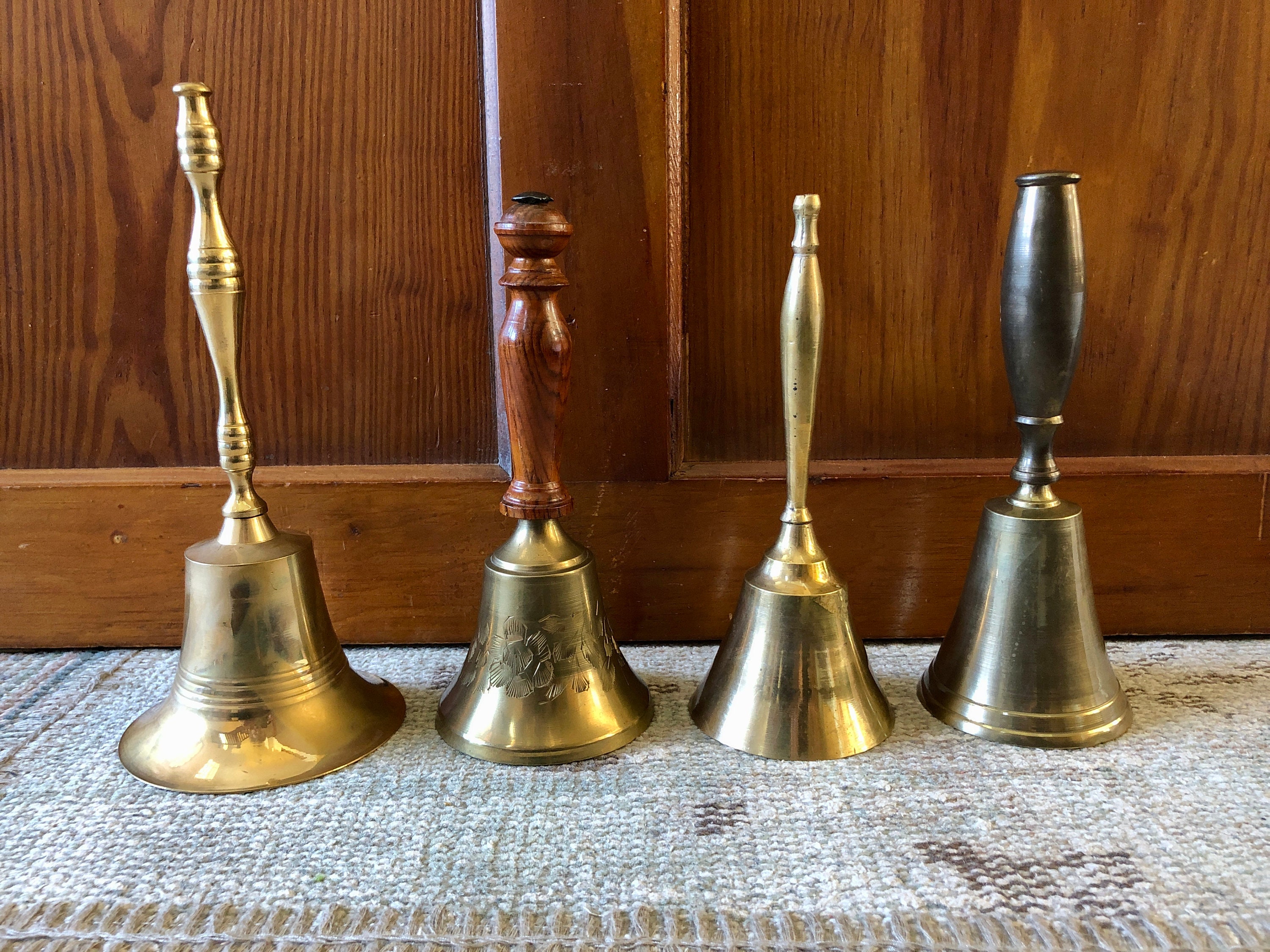 Vintage Bells Antique Bell Brass Bell Gold Bell Hand Bell Old Bells Small  Bell Vintage Dinner Bell School Bell Wedding Bells Vintage Bell 