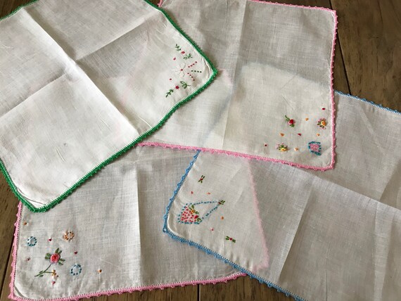 4 Handkerchief Women Handkerchief Wedding Hankerc… - image 10