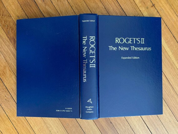 Thesaurus Rogets Thesaurus Book Gift for Writer Gifts Reading Gift
