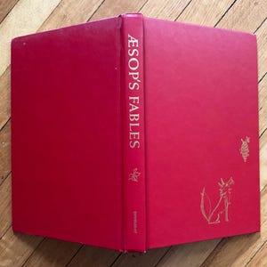 The Family Treasury Book Children's Books for Children Vintage Books Aesops Fables Antique Books Decor Books for Kids Books Old Books Kids Aesop's Fables