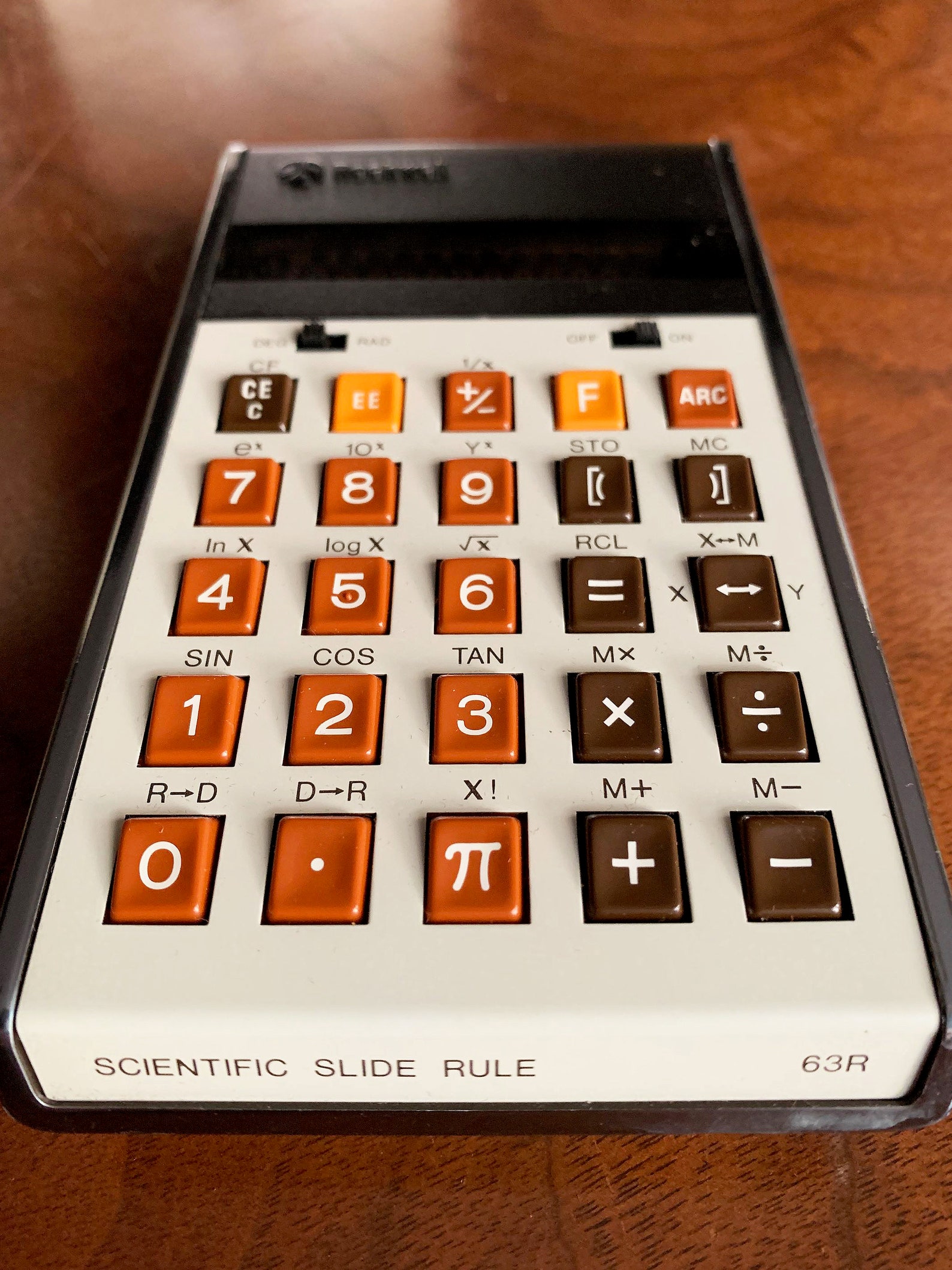 Vintage Calculator Rockwell Electronic Calculator Rockwell 63R Etsy