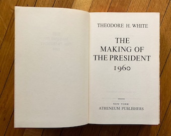 The Making of the President Book Gift for Reader Gift for Book Lover Gift Reading Gift Book Antique Book Vintage Book Vintage Books Old Book