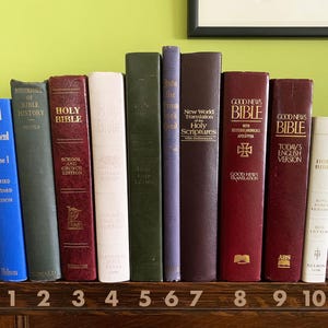Religious Books Vintage Bible Holy Bible Religious Gifts Antique Bible History Book Catholic Gift Religious Book Old Bibles Good News Bible