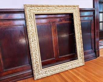 Antique Frame Large Frame Gold Wood Frames Gold Picture Frame for Wall Frame for Art Frames Mirror Frame Old Frames Ornate Frame 22x27 Frame