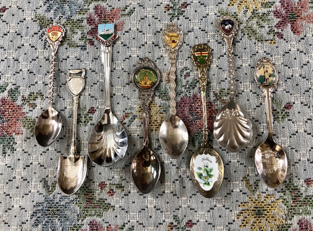 Vintage Souvenir Spoons Vintage Spoons Antique Souvenir Spoons Lot