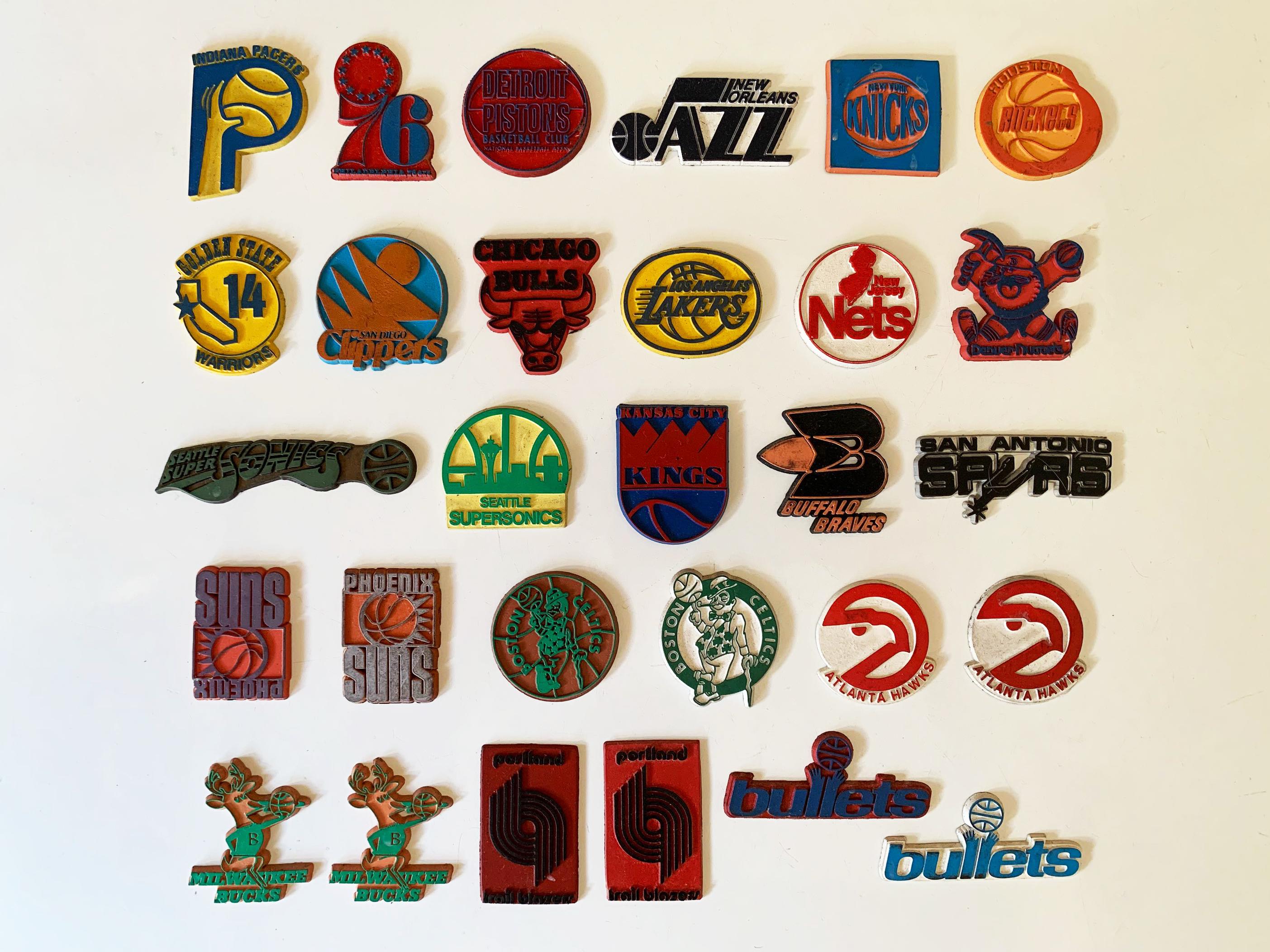 NBA Basketball Magnet Vintage Magnets NBA Gifts Basketball Gifts