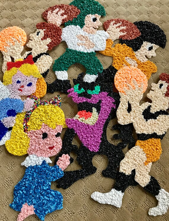 Melted Plastic Popcorn Decoration Melted Popcorn Decoration Etsy