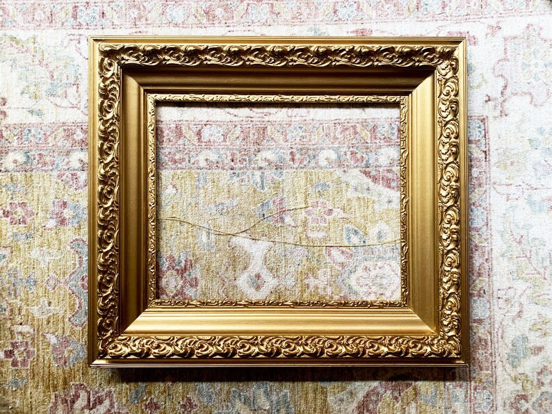 Vintage Frame Wall Art Frame Wood Frame Antique Frame Wood Etsy