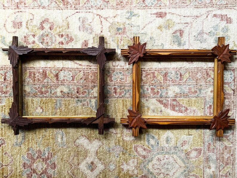 Wood Frame Wall Frames Vintage For Art Antique Image 0