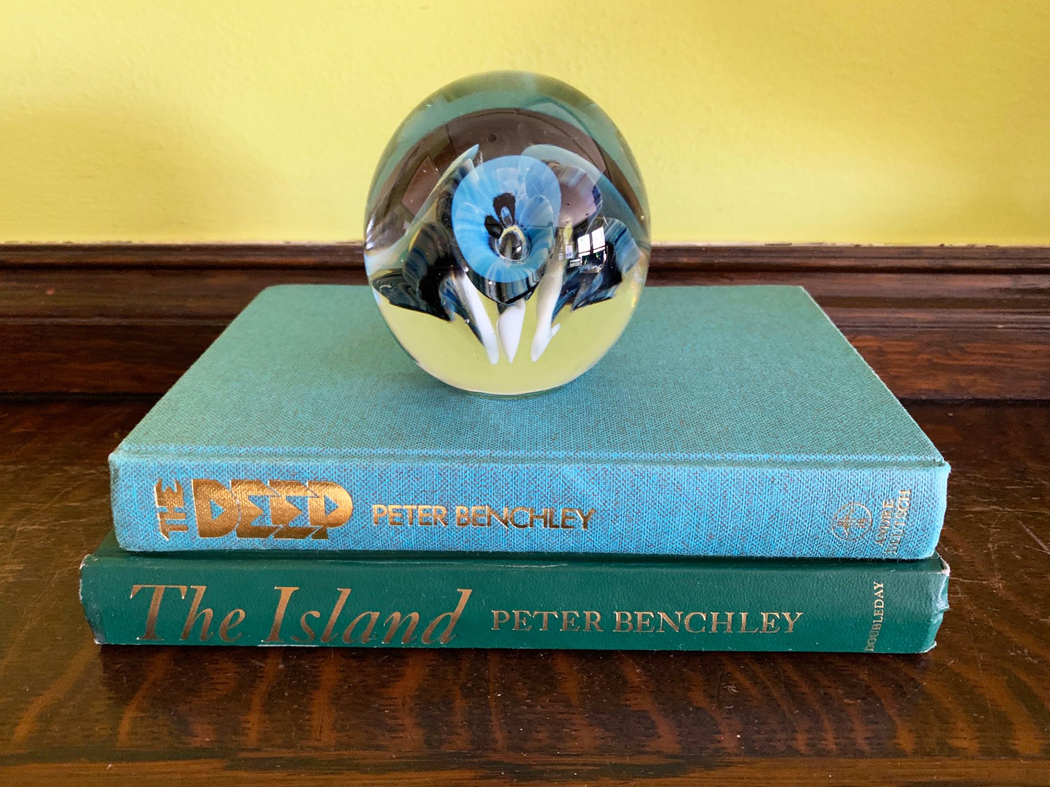 Vintage Books Decor Books Peter Benchley The Deep Book The | Etsy