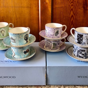 Wedgwood China Wedgwood Millenium Wedgwood Millennium Wedgwood Tea Cup Bone China Tea Cup and Saucer Vintage Tea Cups Wedgwood China Set Tea