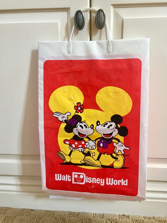 Walt Disney World Vintage Disney Mickey Mouse Mickey And Minnie Mouse Gifts Mickey Mouse Gift Disney World Bag Vintage Mickey Disneyland