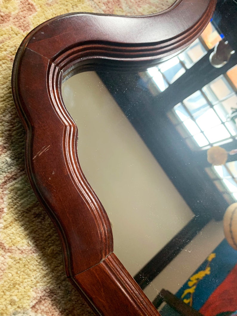 Vintage Mirror Wall Mirror Wood Mirror Vintage Wall Mirror - Etsy