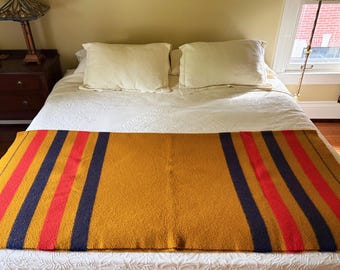 Hermès Blanket Hermes Rocabar Horse Blanket Hermes Throw Blanket Equestrian Decor Hermès Vintage Blanket Wool Blanket Striped Blanket Decor