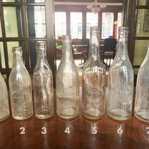 Vintage Beer Bottles Antique Bottles Vintage Bottle Old Bottles Antique Beer Bottle Vase Bottle Clear Bottles Gerhard Lang Buffalo Bottles
