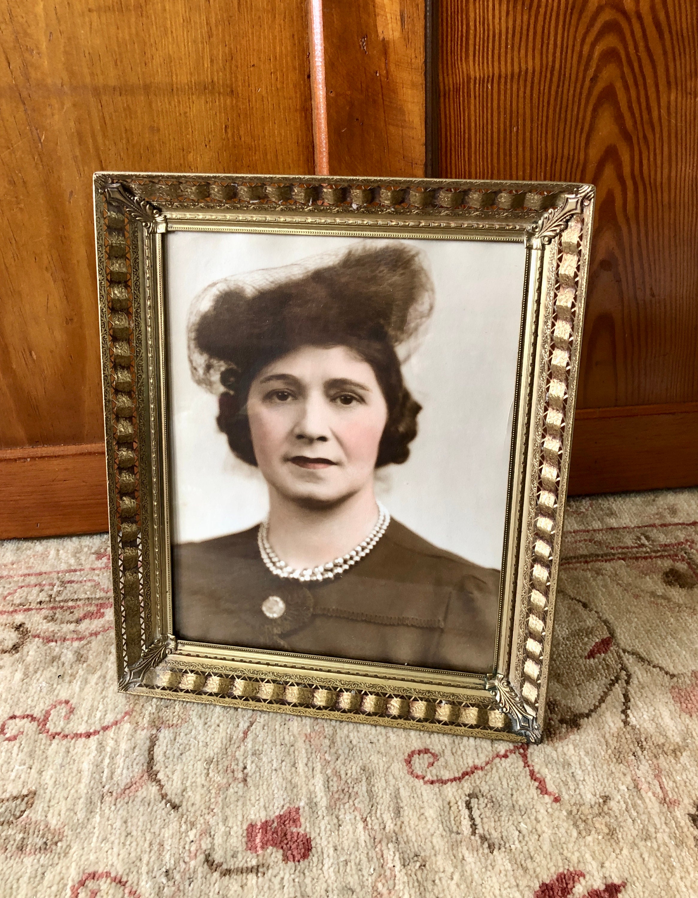 Vintage Frame Gold Picture Frame Brass Frame Old Frames Etsy