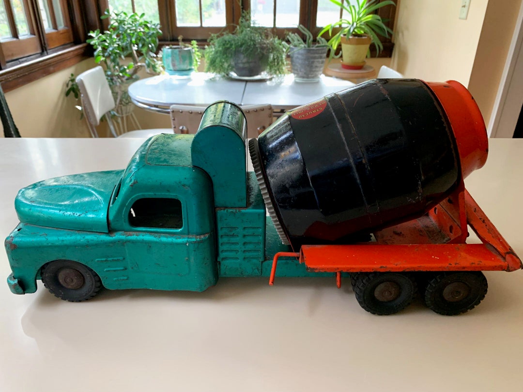 Vintage Truck Structo Readymix Concrete Mixer Truck Vintage Toy Truck