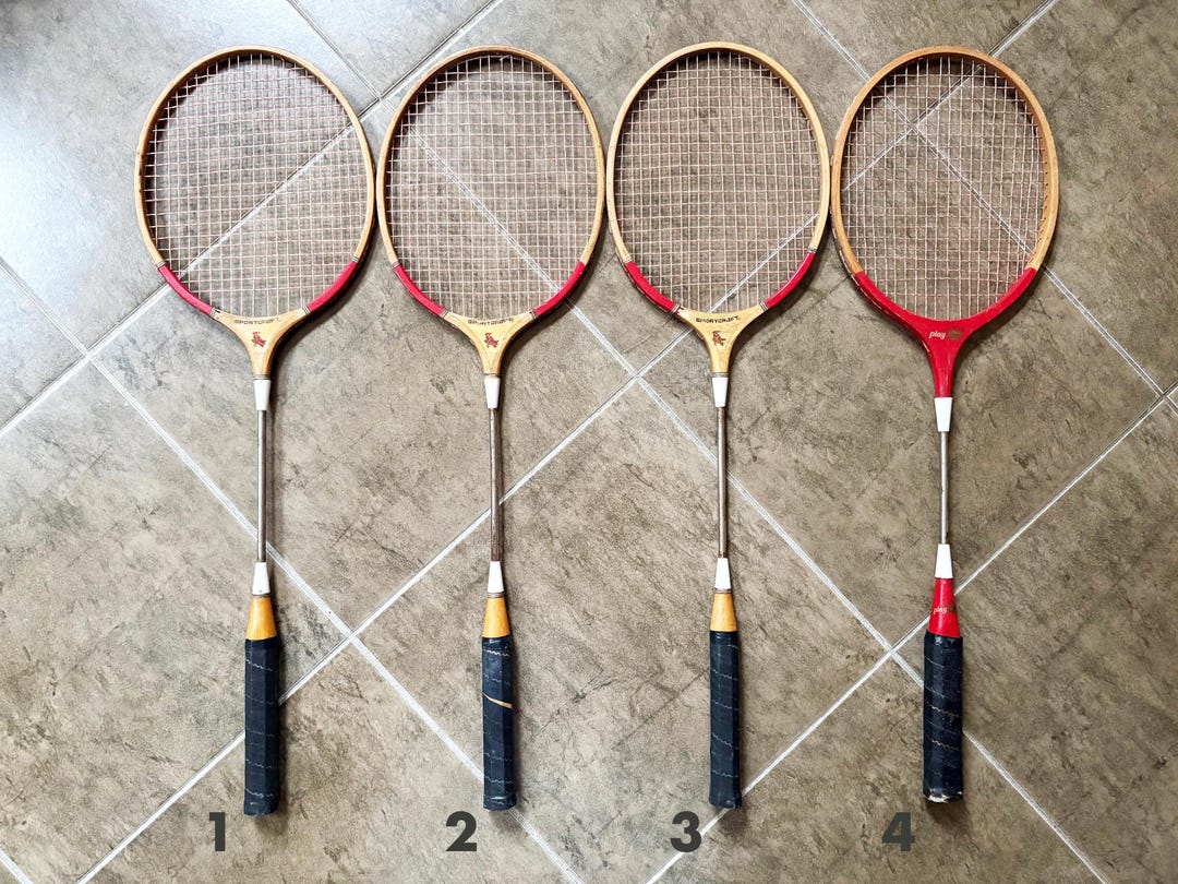 Badminton Racket Badminton Racquet Wood Racket Sports Gift Sports Decor ...