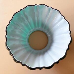 Glass Green Shade Green Lamp Shade Green Globe Green Glass Light Shade Replacement Shade Green Lamp Shade Vintage Lighting Green Lampshade image 5