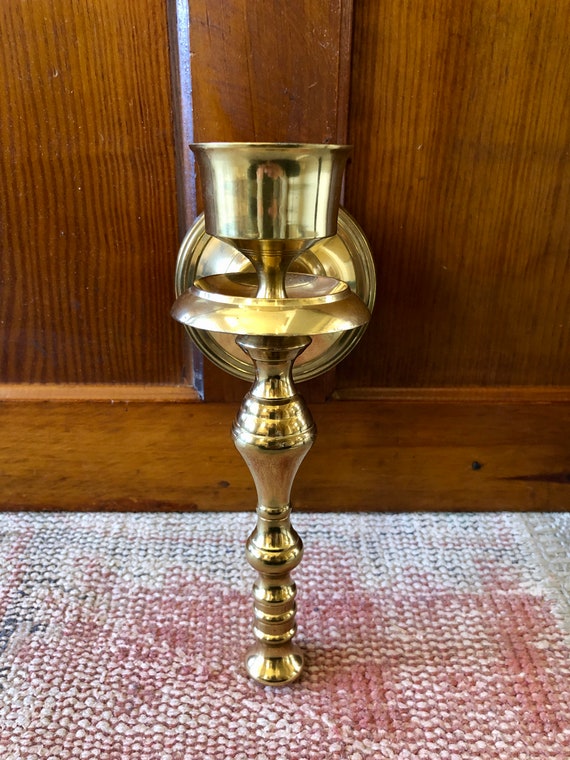 Antique brass 2024 candle wall lights