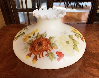 Large Lamp Shade Antique Lampshade Lamp Globe Replacement Shade Light Globe Antique Light Shade for Table Lamp Shade Floral Shade Vintage
