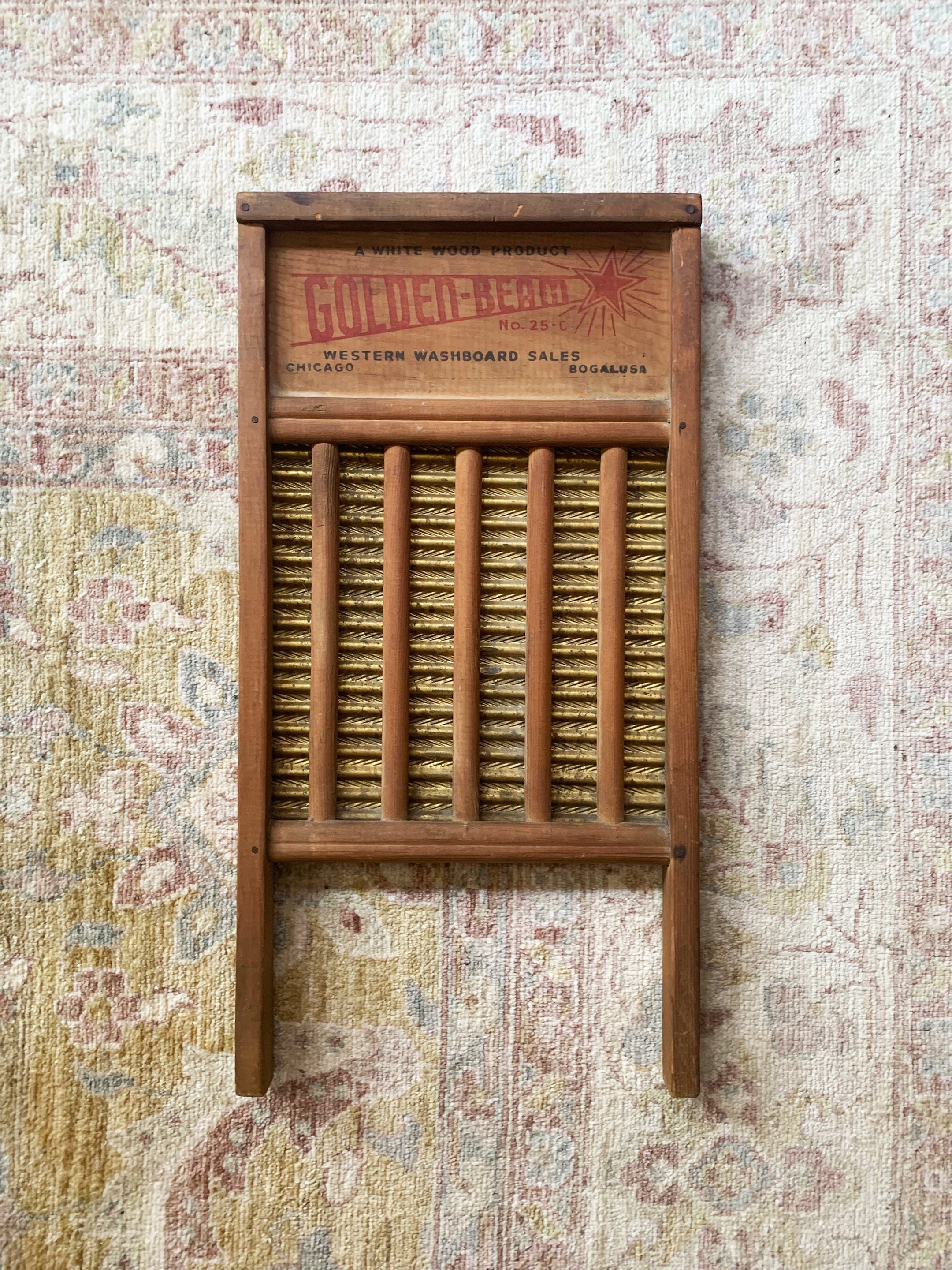 Vintage Washboard Brass Washboard Decor Laundry Room Decor
