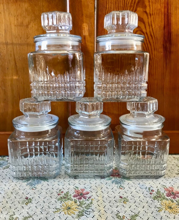 Glass Kitchen Canisters Glass Jars With Lids Glass Canisters -  Norway