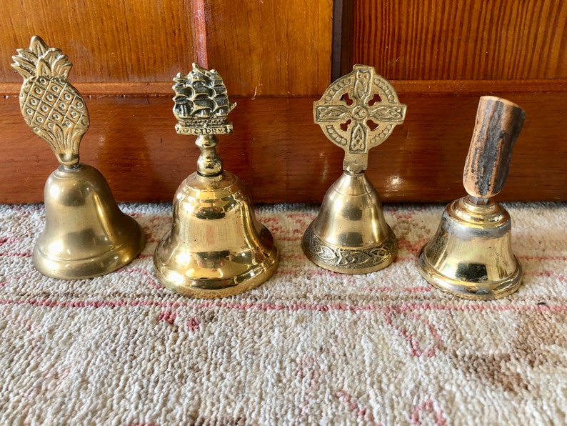 Vintage Bell Vintage Bells Antique Bell Hand Bell Collector Etsy