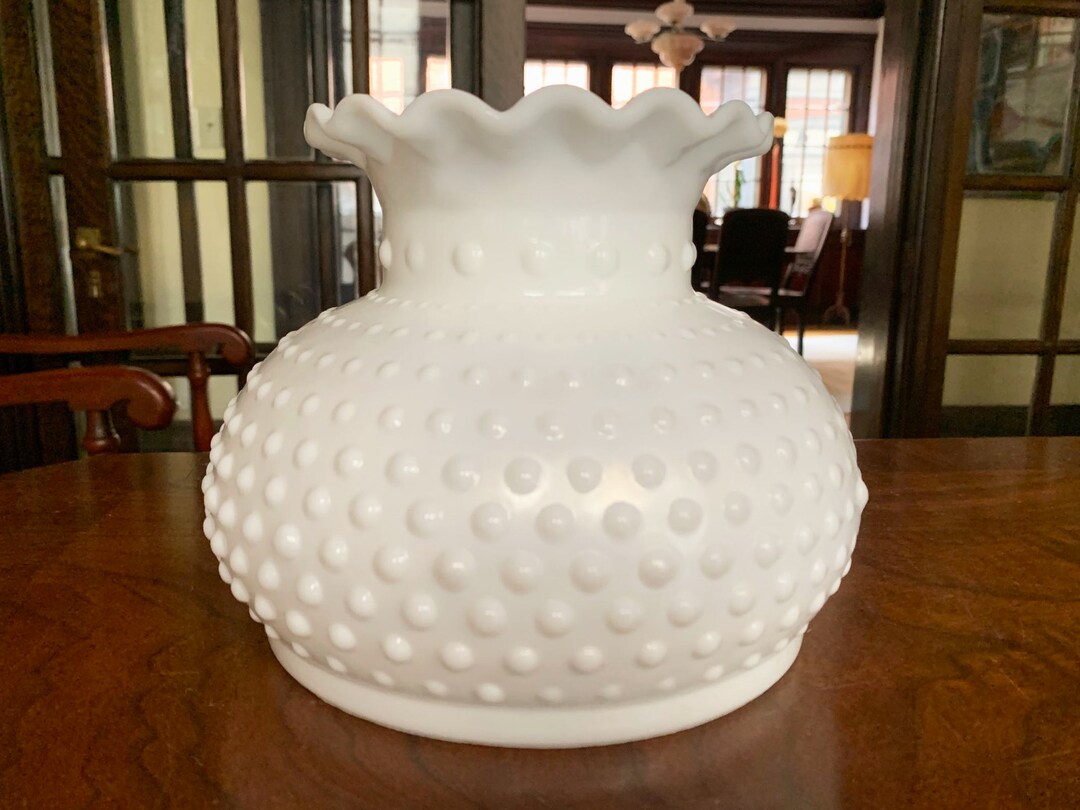 Vintage Lamp Globe Milk Glass Shade Vintage Lamp Shade Etsy