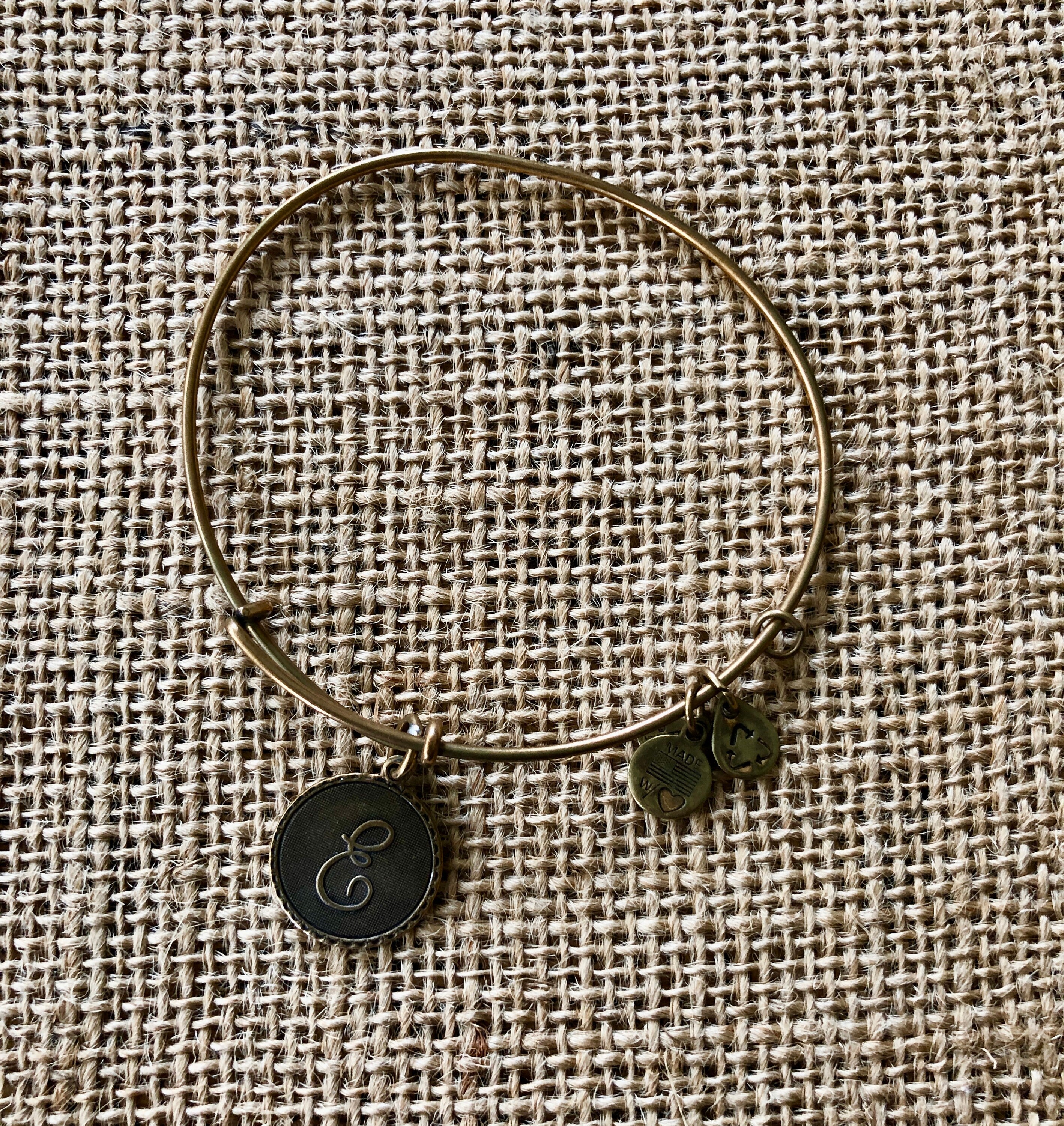 Alex and ani monogram bracelet new arrivals