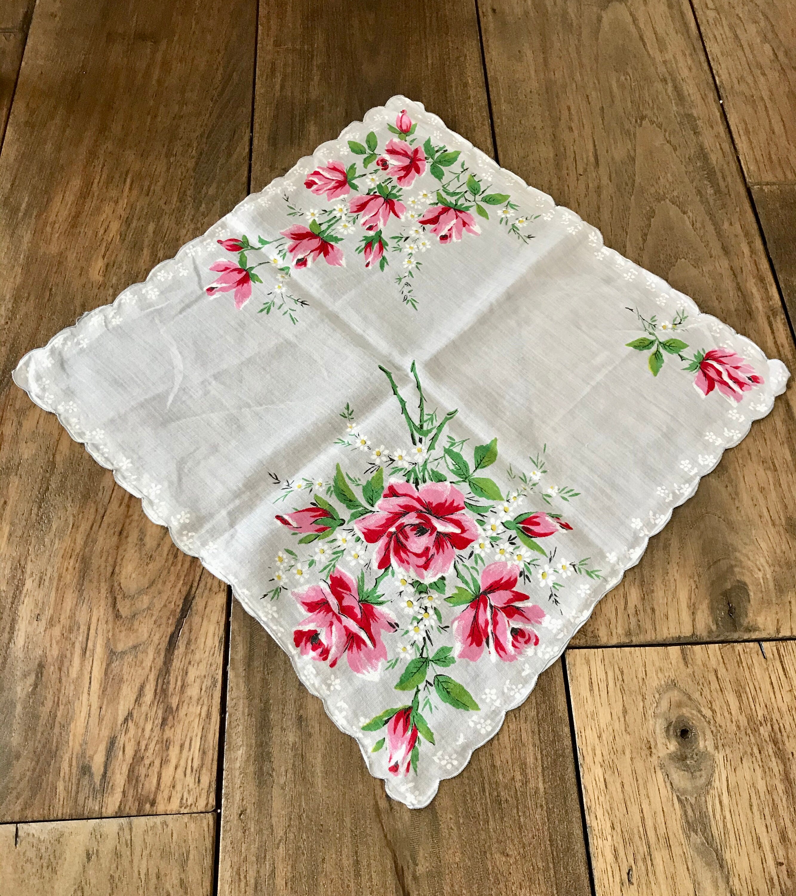 Vintage Handkerchief Women Hankerchief Vintage Hankies Wedding Etsy