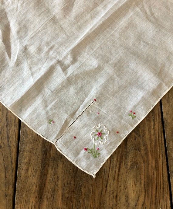 Vintage Handkerchief Women Wedding Handkerchief A… - image 3