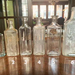 Antique Bottles Old Bottles Medicine Bottles Medicine Bottle Vintage Bottles Syrup Bottles Castor Old Bottle Vase for Flowers Vintage Bottle