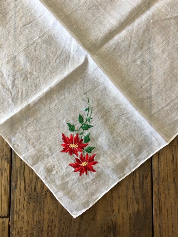 Christmas Hankies Vintage Handkerchief Women Chri… - image 5