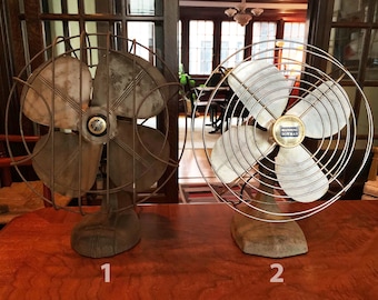 Electric Fan Antique Fan Vintage Fan Antique Table Fan Retro Fan Electric Table Fan Industrial Fan Metal Fan Old Fans Manning Bowman Fan Old